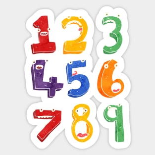 Numberblocks - Funny Numbers for kids Sticker